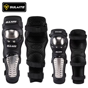 Protège-genoux et coudes en acier inoxydable Sulaite pour <span class=keywords><strong>moto</strong></span>, protection complète pour adultes, conduite tout-terrain, course, protège-jambes - Product Image 5
