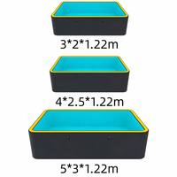 Baignoire de glace gonflable carrée en PVC Drop Stitch de qualité supérieure, piscine hors sol pour bain froid avec fonction de thérapie spa