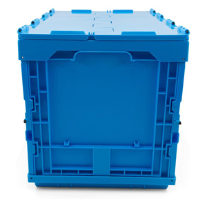 Industrial Warehouse 60L 68L Stackable Nestable Eco-Friendly Reusable Plastic <b>Crate</b> with Barcode Area Storage <b>Box</b> - Product Image 2