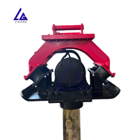 Compacteur hydraulique Ligong avec kit de poteaux interchangeables multifonctionnel pour le compactage du sol et les travaux de battage de pieux