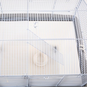 Gabbia per criceti a doppio strato con scala, facile da pulire, il primo strato è per l'attività e il secondo per la rimozione dei detriti. - Product Image 3