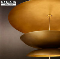 Lámpara Colgante de Acero de Estilo Nórdico Moderno, Base para Bombilla E12, Iluminación LED de Tamaño Mediano para Hoteles