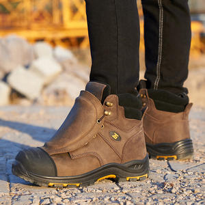 L611-1 Botas de Trabajo de Seguridad de Alta Calidad para Soldadura con Puntera de Composite, Color Marrón, Antideslizantes y Resistentes al Aceite con Protección Metatarsal para Minería - Product Image 4