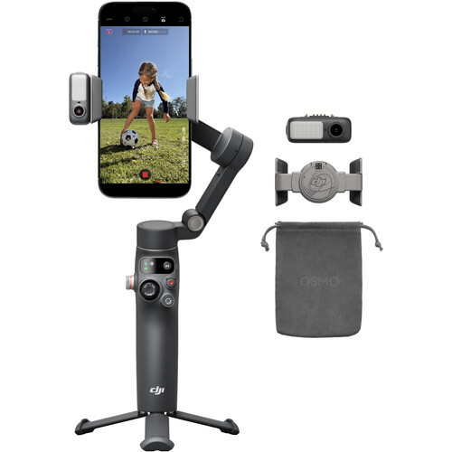 Osmo Mobile 8 Phone Gimbal Stabilizer Handheld Vlog AI Follow Shooting 360-degree Follow Shooting Stabilization and Selfie Stick