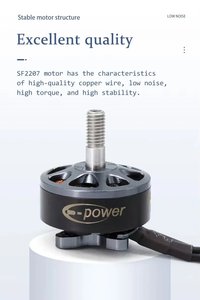 มอเตอร์ไร้แปรงถ่านแรงบิดสูง รุ่น 2207 2450KV 2750KV ประสิทธิภาพสูง สำหรับดัดแปลงโดรน FPV - Product Image 5