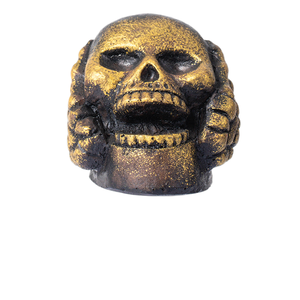 Authentique fait à la main style aztèque fantôme aux yeux de sang esprit de la mort sifflet accessoire d'instrument de musique d'halloween - Product Image 4