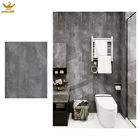 Panneaux muraux SPC modernes de haute qualité, ignifuges et imperméables, avec finition marbre UV, installation facile, services de découpe sur mesure