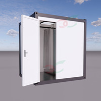 WC mobiles portables de luxe siège de toilette salle de bain à vendre salle de douche préfabriquée personnalisée OEM prix d'usine
