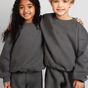 Conjunto Deportivo Informal para Niños, Sudadera con Cuello Redondo y Pantalones Jogger, Ropa Deportiva de Otoño Invierno para Niños, Conjunto de Dos Piezas con Logotipo Personalizado - Product Image 2