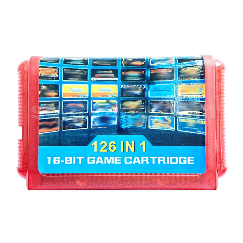 Md 126 In 1 Ss Game Cartridge Voor 16bit Megadrive Genesis Met Super Marioed Bm En Robin Battle Mania Contra sonic Ninja