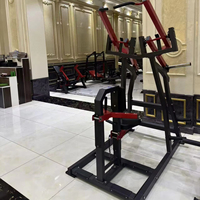 Machine de musculation personnalisée à charge libre, capacité 200 kg, en acier de sécurité, avec siège pour extensions dorsales et tirage latéral avant