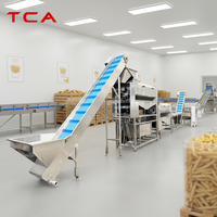 Línea de Producción de Papas Fritas Congeladas Semiautomática a Pequeña Escala Industrial de 50-100 kg, Línea de Producción de Papas Fritas Francesas