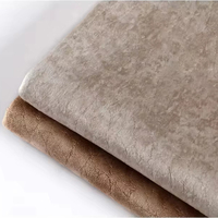 Nouveau design 2026 – Tissu en velours gaufré imprimé 100 % polyester ignifuge pour ameublement de canapé