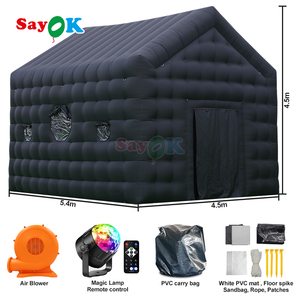 Sayok เต็นท์ปาร์ตี้ดิสโก้แบบพกพา18ft ไนท์คลับเป่าลมสำหรับกิจกรรมกลางแจ้ง - Product Image 5