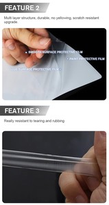 <span class=keywords><strong>Película</strong></span> Protectora de Pintura para Automóviles BOSS PPF de 9.5MIL, <span class=keywords><strong>Película</strong></span> Protectora Transparente de TPU Super Resistente para la Carrocería del Automóvil - Product Image 4