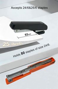 Máquina Profesional de Encuadernación de Papel y Plástico, Engrapadora Manual de Escritorio para Oficina y Escuela con Capacidad para 20 Hojas y Duradera - Product Image 3