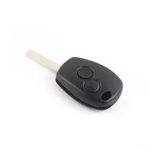 雷诺2按钮汽车钥匙空白遥控钥匙外壳，带VAC102钥匙刀片