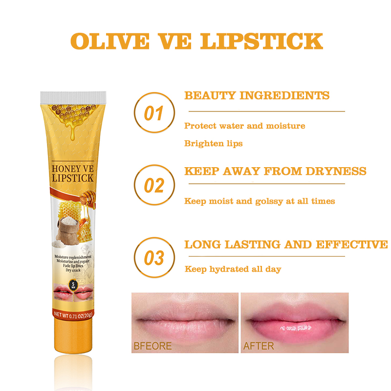 custom propolis lip care balm moisturizing anti-chapped lip mask chapstick tubes honey lip balm