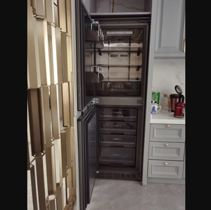 Congélateur inférieur de 280 litres Réfrigérateur encastré Refroidissement par air Total No Frost Réfrigérateur à faible bruit intégré à économie d'énergie - Product Image 6