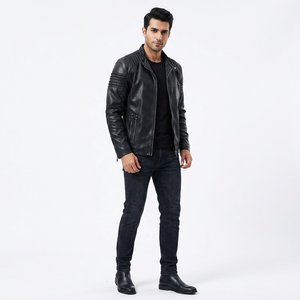 Genuine <b>Leather</b> <b>Jacket</b> <b>Winter</b> Autumn Menes Motorcycle Coat Warm Fashion Slim Outwear Male Brand Clothing <b>jacket</b> for men - Product Image 1