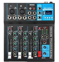 Nouveau contrôleur DJ en métal MG-04/console de mixage prix unique K Kit de carte de mixage Audio 4 canaux pour la musique