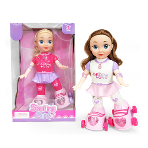 Juguete de Moda 2026, <span class=keywords><strong>Muñeca</strong></span> Eléctrica <span class=keywords><strong>Patinadora</strong></span> con Luz y Música, Juguete de Plástico BO para Niñas, Regalo de Navidad - Product Image 1