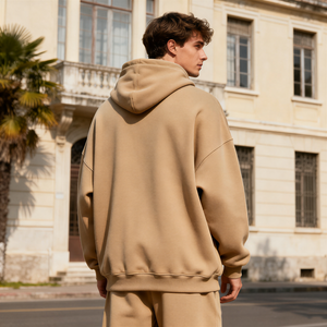 TKAN365 fabricante personalizado de lujo francés Terry algodón Tinck invierno hombres diseño Logo estampado bordado cremallera Hombre Sudaderas con capucha - Product Image 2