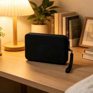 Premium Custom Logo <b>Waterproof</b> Silicone <b>Wallet</b> for Men Women Daily Use Large Capacity Eco-Friendly Durable Zipper Closure - Product Image 1