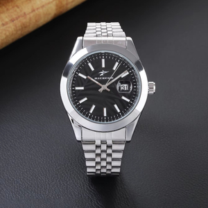 Orologio Cronografo da <span class=keywords><strong>Uomo</strong></span> Premium con Motivo Speciale, Calendario in Vetro, Luminoso, Cinturino in Acciaio Inossidabile, Movimento al Quarzo - Product Image 4