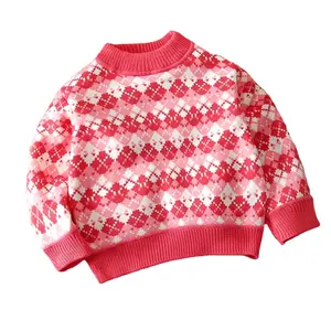 Высококачественный осенне-зимний пуловер Топы для маленьких мальчиков и девочек свитер вязаные свитера