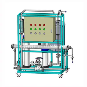 Separación de membrana concentrada, máquina completa de filtración de agua de filtro para piloto experimental