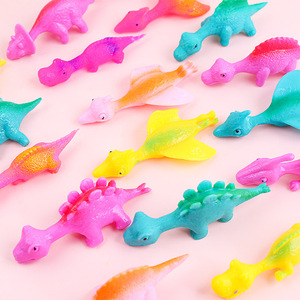 Jouet dinosaure créatif de décompression, lance-pierre amusant et astucieux, cible dinosaure en TPR, jouets animaux volants pour les doigts - Product Image 2