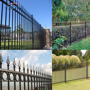 Bán Buôn Vườn Hàng Rào Mạ Kẽm Vuông Ống Dốc Rèn Sắt Kim Loại Thép Hàng Rào Với Vòng Lặp Hàng Đầu - Product Image 4