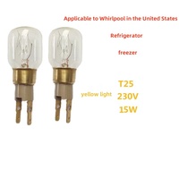 Ampoule de réfrigérateur Whirlpool de haute qualité 230V15W Ampoule T25 Ampoule de réfrigérateur
