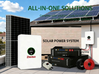 Système de stockage d'énergie solaire hors réseau au lithium-ion MPPT 20KW 25KW 30KW, kit complet pour la sauvegarde de l'alimentation de toute la maison