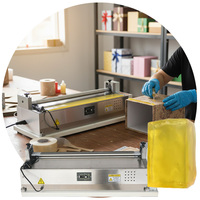 Relieur thermique automatique à grande vitesse pour bloc-notes, modèle de reliure manuelle à bord, reliure à colle thermofusible, colle gel dissimulée
