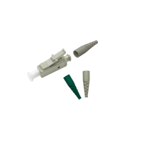 Connecteur de fibre optique LC, longueur 16,6 mm, diamètre intérieur 1,1 mm |   Manchon de décompression à sertir ignifuge V0 TPE monomode