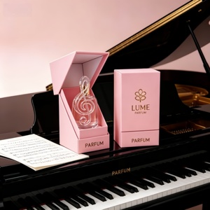 Coffret cadeau Ramadan pour Attar <span class=keywords><strong>de</strong></span> 30 ml et 50 ml, boîte à parfum rigide à fermeture magnétique avec motif islamique et doublure en soie - Product Image 2