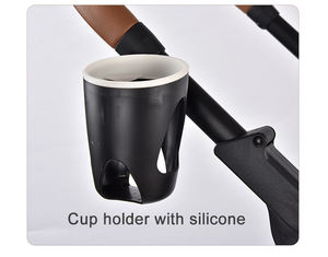 DIY डिज़ाइन फ़ोल्ड करने योग्य बड़ा कुत्ता बिल्ली ट्रॉली, वियोज्य टोकरी के साथ लक्जरी पालतू कैरियर पालतू घुमक्कड़ - Product Image 4