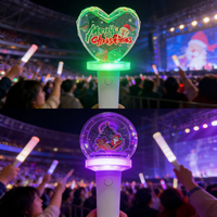Barra Luminosa LED con Forma de Corazón para Conciertos y Eventos, Compatible con DMX512, Control Remoto, para Clubes de Fans de Ídolos Japoneses, Festivales y Celebraciones