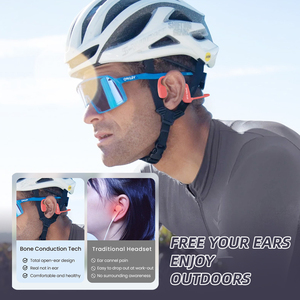 Auriculares Bluetooth X1 de Conducción Ósea, Diseño Abierto, para Ciclismo y Conducción, Elásticos 360 °    Auriculares Inalámbricos Resistentes al Agua Bend IPX5 - Product Image 2