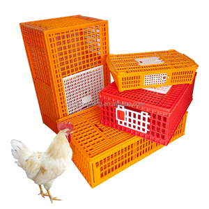 ZZ galline ovaiole in plastica gabbia di tacchino scatola di trasferimento del contenitore di pollo cassa di trasporto del pollame - Product Image 1
