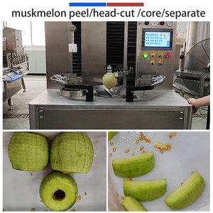 Custom Pineapple Cantaloupe Melon Peeling Coring and Slicing Machine 200pcs/h All-in-one Muskmelon Processing Equipment - Product Image 3