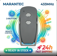 Télécommande de porte de garage automatique fixe 433 MHz à 2 touches, nouvelle, de la marque MARANTEC, pour usage extérieur et hôtelier, intelligente