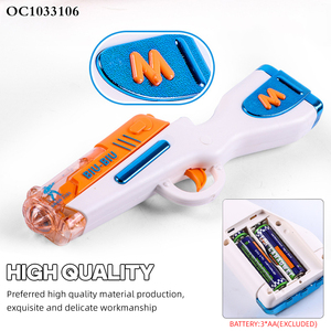 B/O lumière clignotante super électrique enfants jouet musique <span class=keywords><strong>flare</strong></span> pistolet jouets pour enfants - Product Image 6