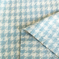 Tissu en tweed fantaisie 100 % polyester, motif pied-de-poule, chevrons, rayures, teint en fil, tissé, résistant à l'eau, collection 2022, vente chaude usine