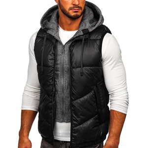 Gilet d'hiver formel personnalisé <span class=keywords><strong>de</strong></span> style libre, <span class=keywords><strong>veste</strong></span> <span class=keywords><strong>sans</strong></span> manches coupe-vent <span class=keywords><strong>de</strong></span> haute qualité pour hommes, pour costumes - Product Image 2