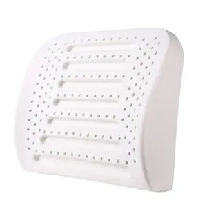 100% Natural Latex Office Chair Cushion Back Support Luxury Pillow suppliers Orthopedic Ergonomic Latex Lumbar Cushion Seat