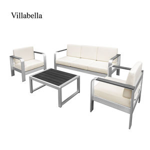 Ensemble de canapés en aluminium de mobilier de jardin de luxe Mobilier d'extérieur moderne tous temps Canapé de patio pour hôtel et centre de villégiature - Product Image 3