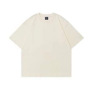 MT2756 suministro de fábrica al por mayor personalizado 270 Gsm 100% algodón hombro caído Camisetas de gran tamaño para hombres - Product Image 4